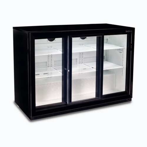 Bromic BB0330GDS-NR Back Bar Fridge, 3 Sliding Doors, 307L - Image 2