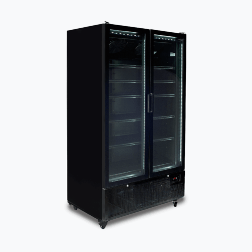 Bromic GM1100B-NR Upright Display Fridge 1126L Black 2 Door - Image 2