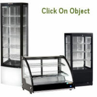 Countertop & Upright Food & Drinks Display Cabinets