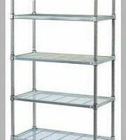 Wire Grid-Post Shelving